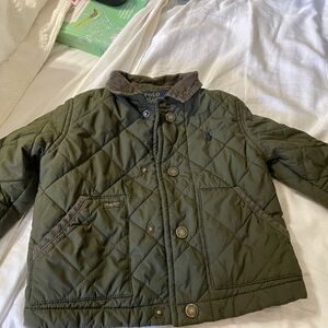 Very sweet Ralph Lauren baby boy’s quilted and corduroy coat